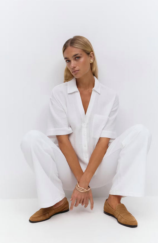 Gauze Shirt - White