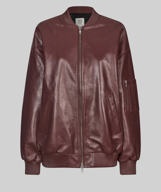 King Leather Bomber Jacket