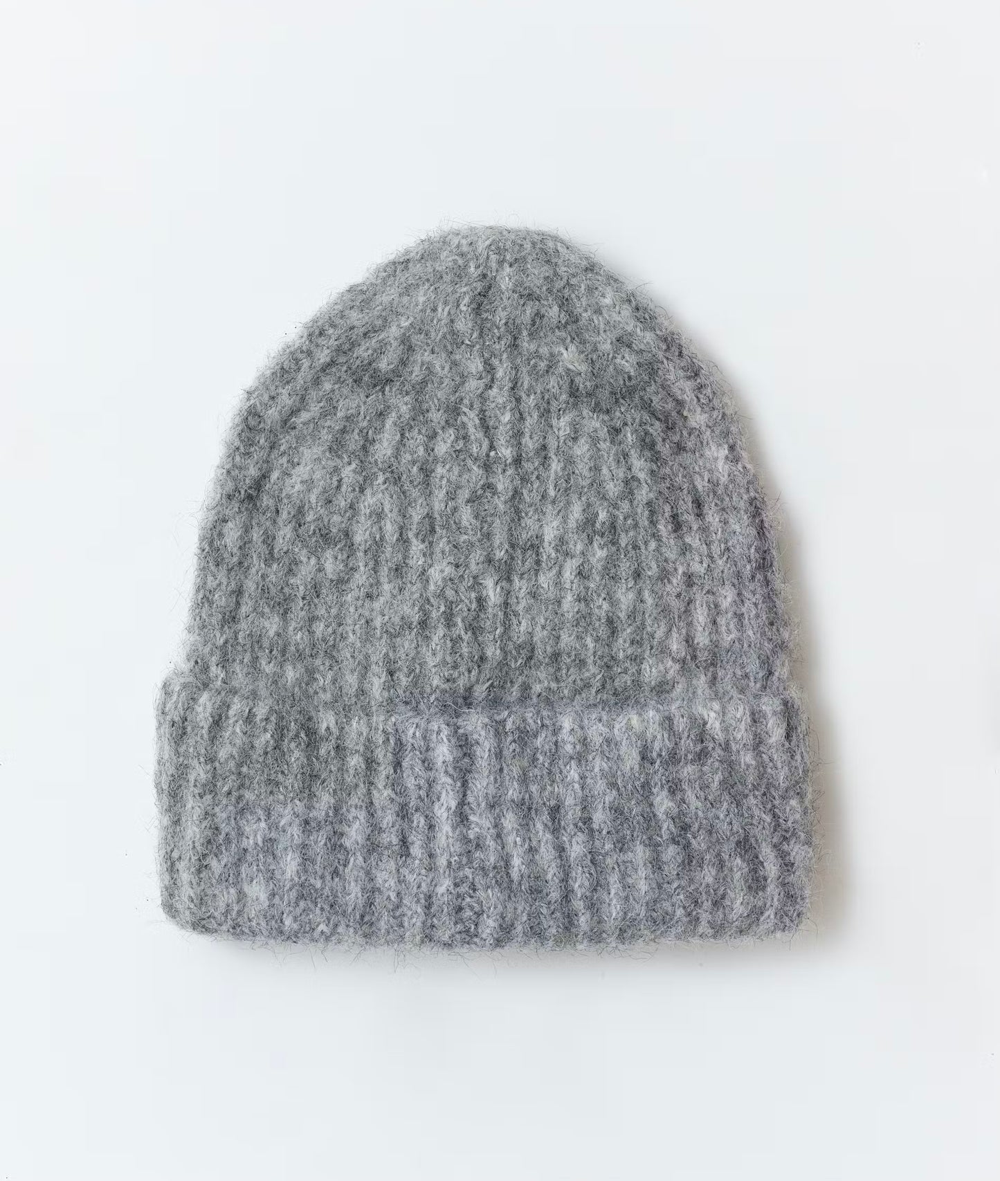 Brushed Beanie Mid grey mel