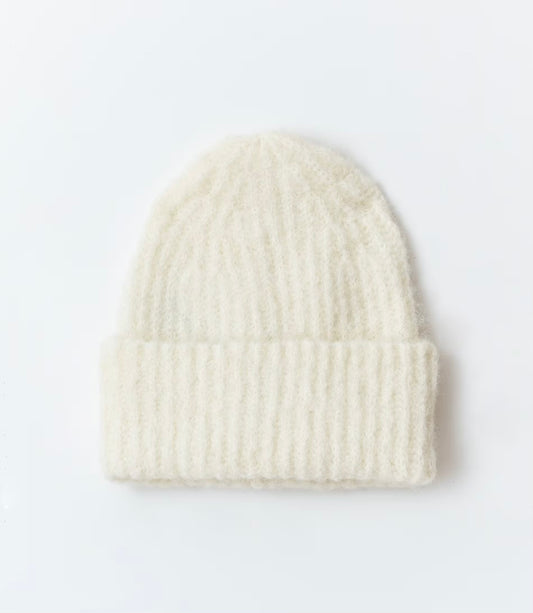 Brushed Beanie White