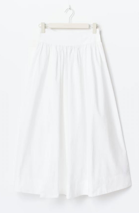 Poplin Skirt - white