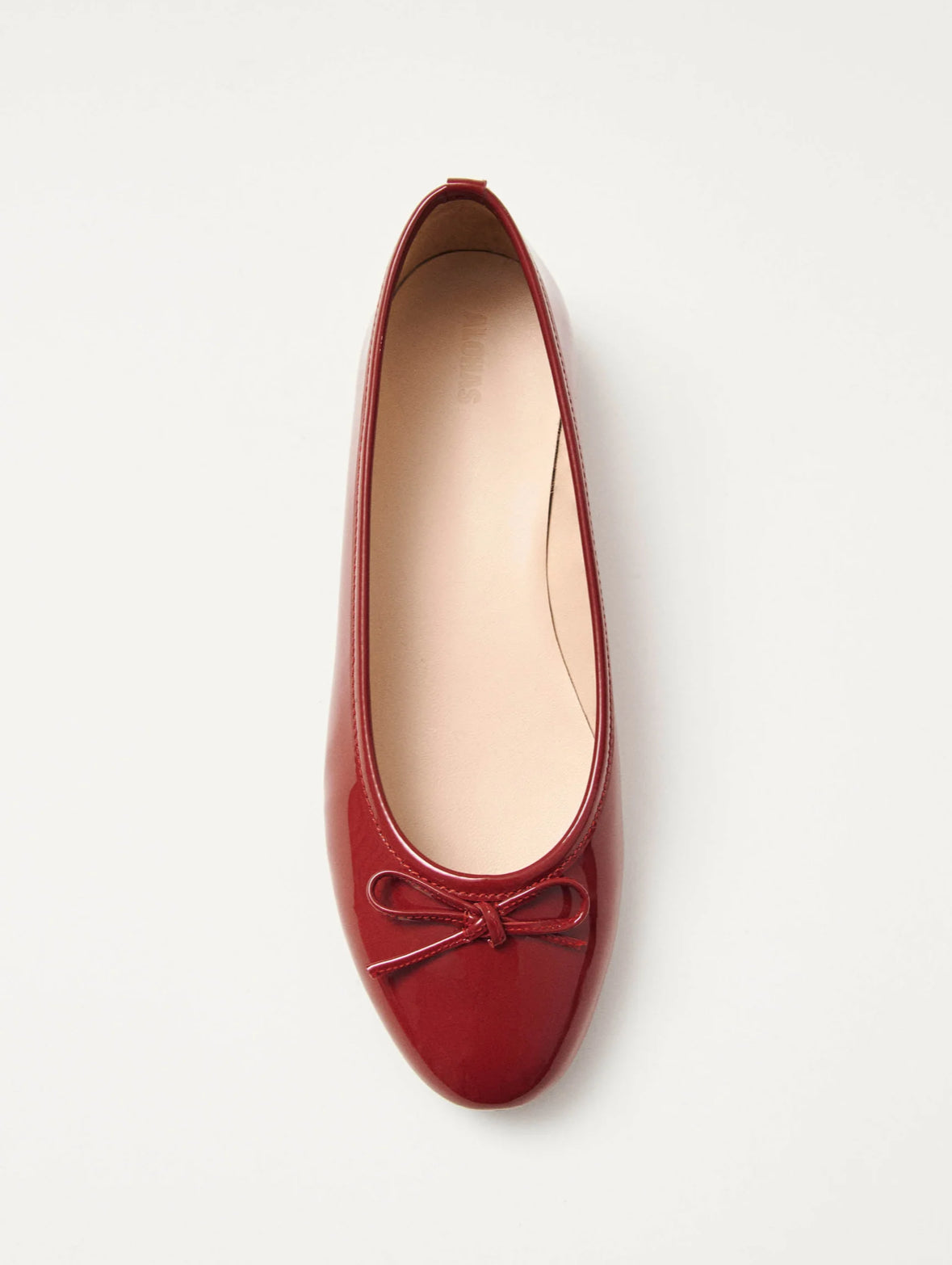 Oriana Ballerinas aus Leder in Rot