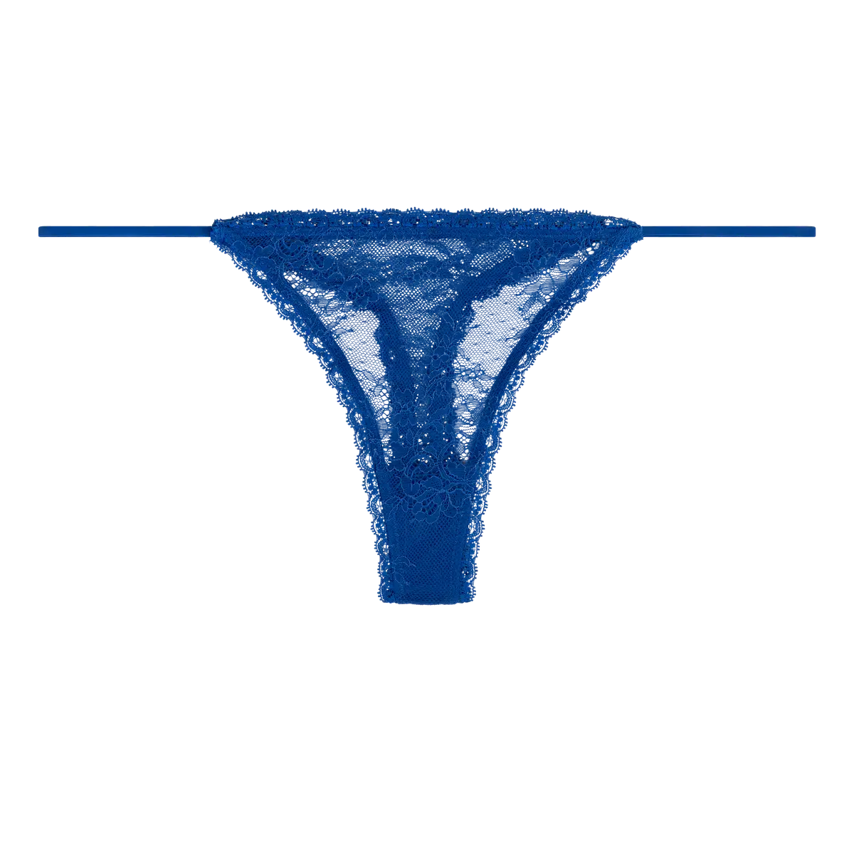 ROOMIE Eleganter String-Slip in Blau