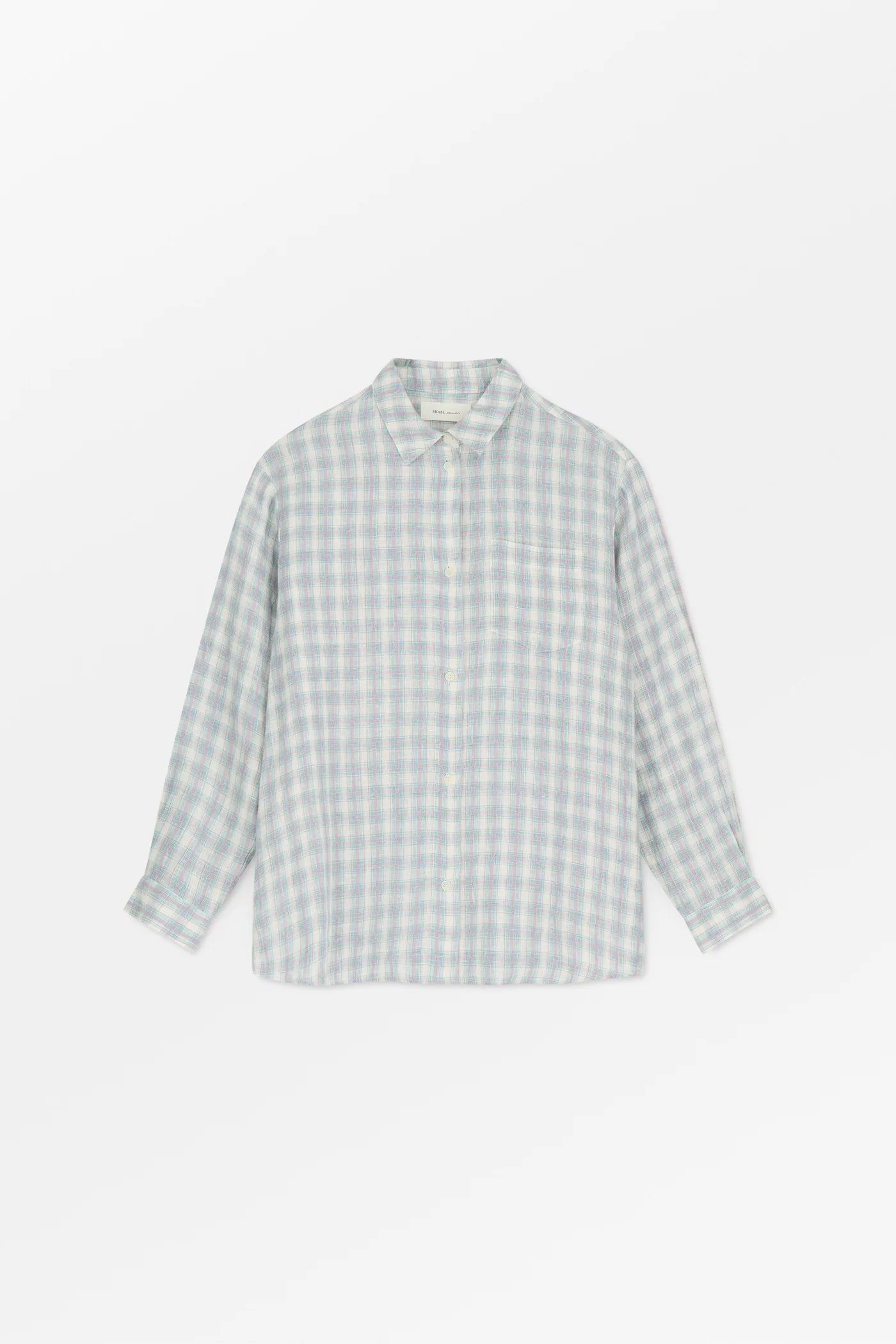 Edgar Shirt - Purple/ blue che | SKALL Studio