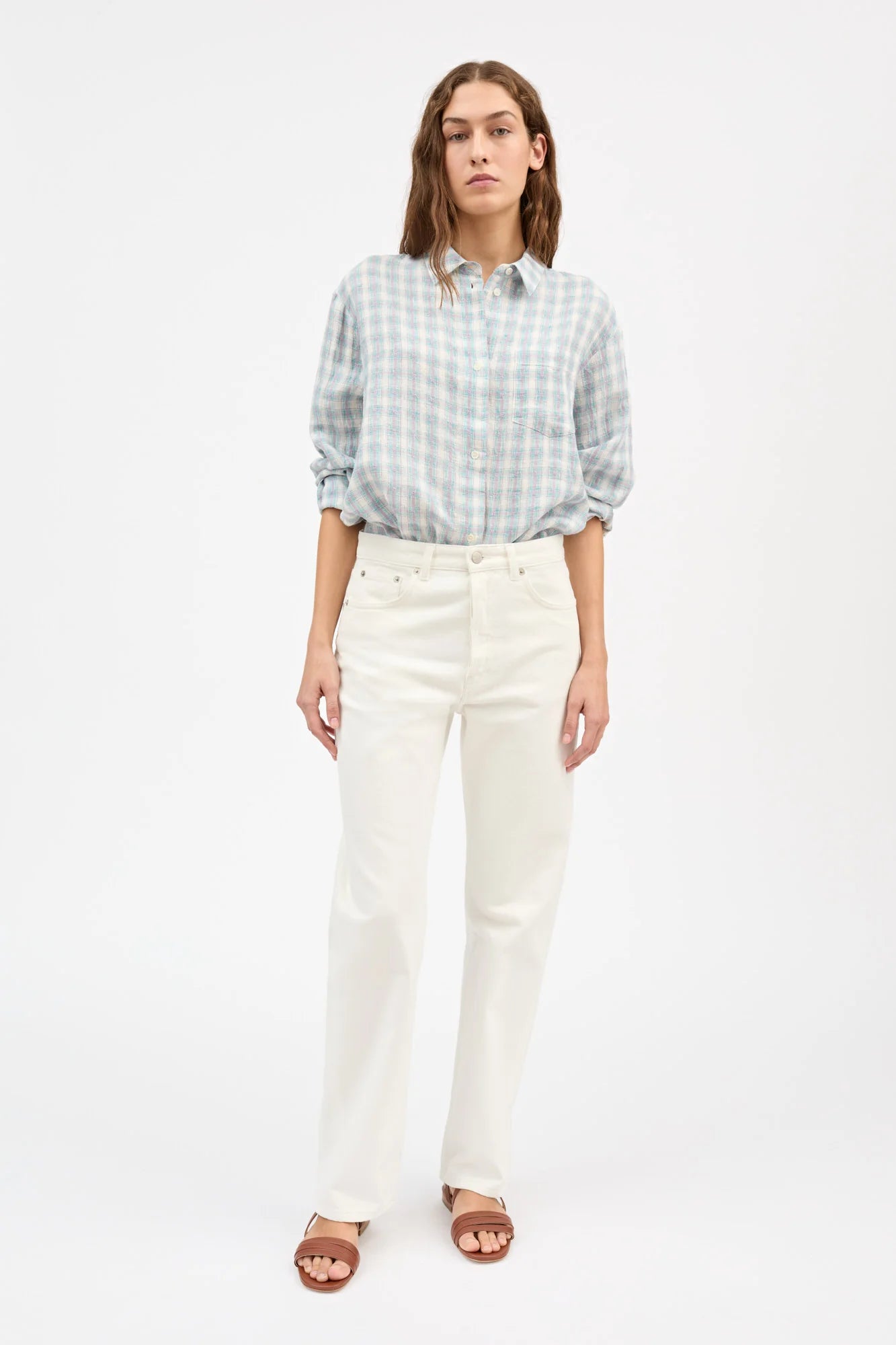 Edgar Shirt - Purple/ blue che | SKALL Studio