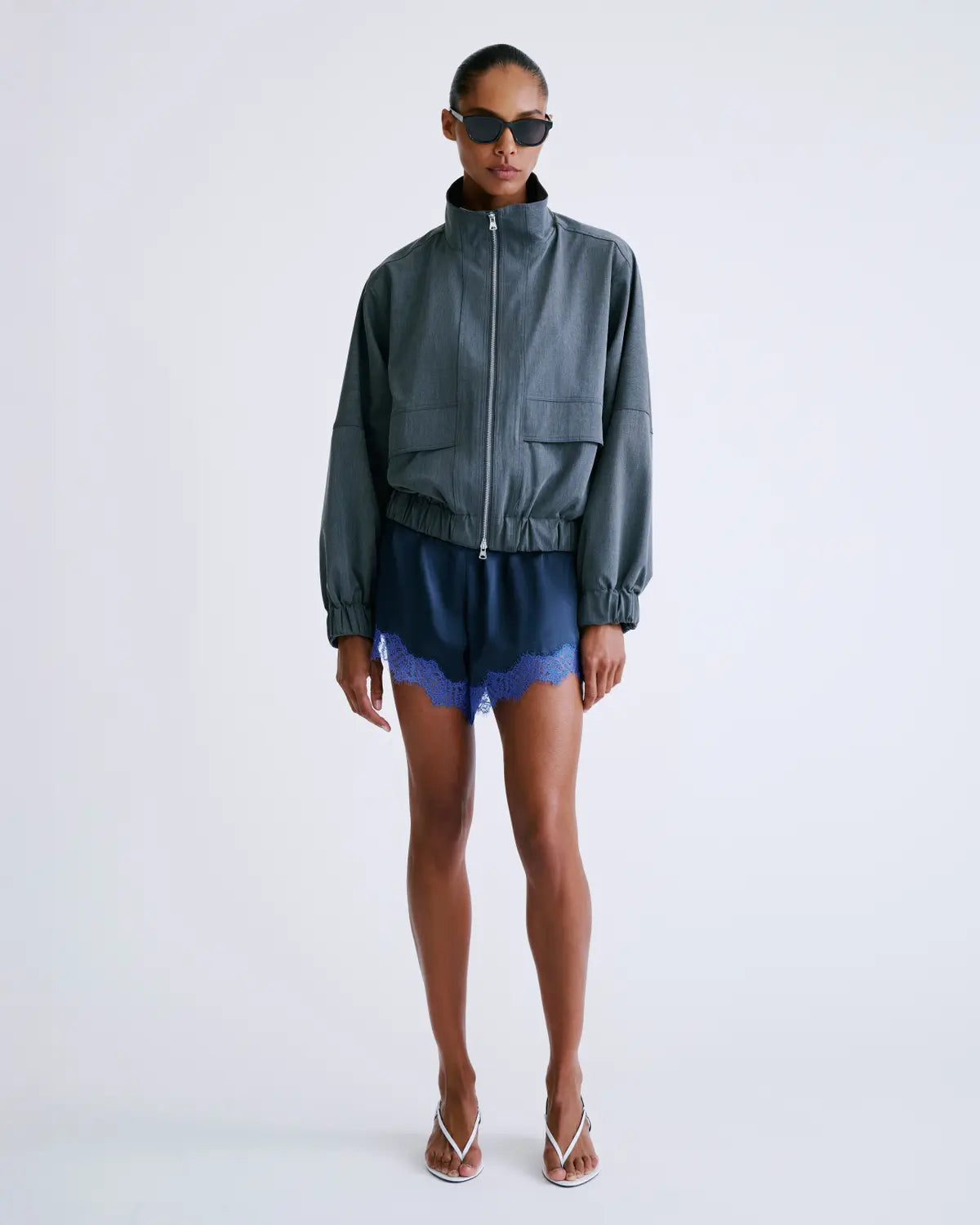 BENNIE Lockere Seidenshorts