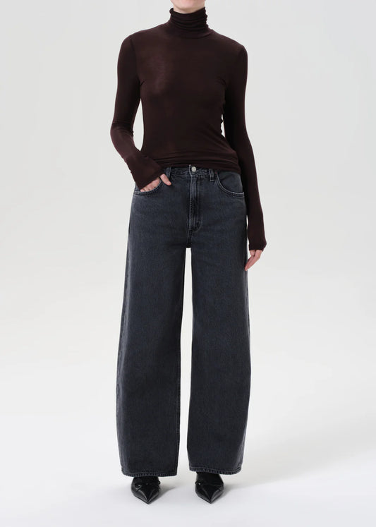 AGOLDE LOW CURVE JEAN SYMBOLIC