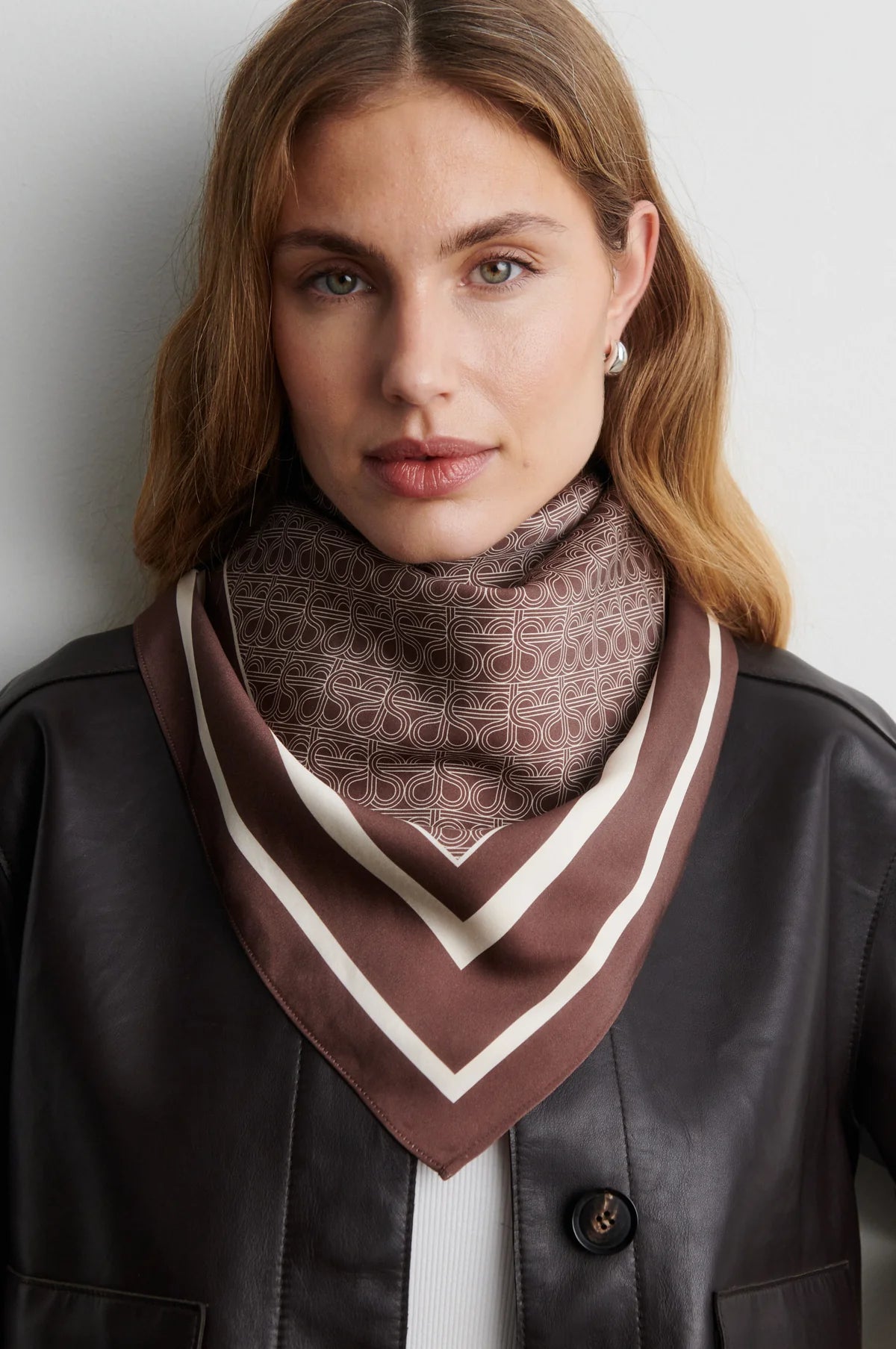 Isora Monogram Scarf | Second Female
