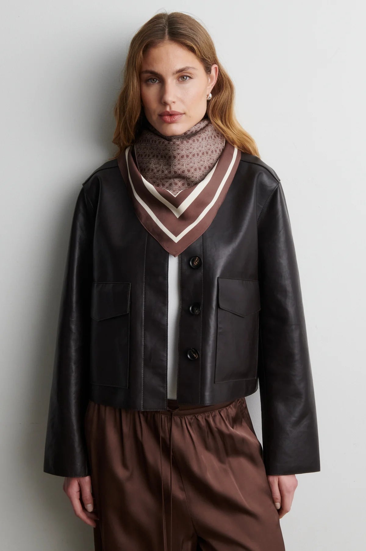 Isora Monogram Scarf | Second Female
