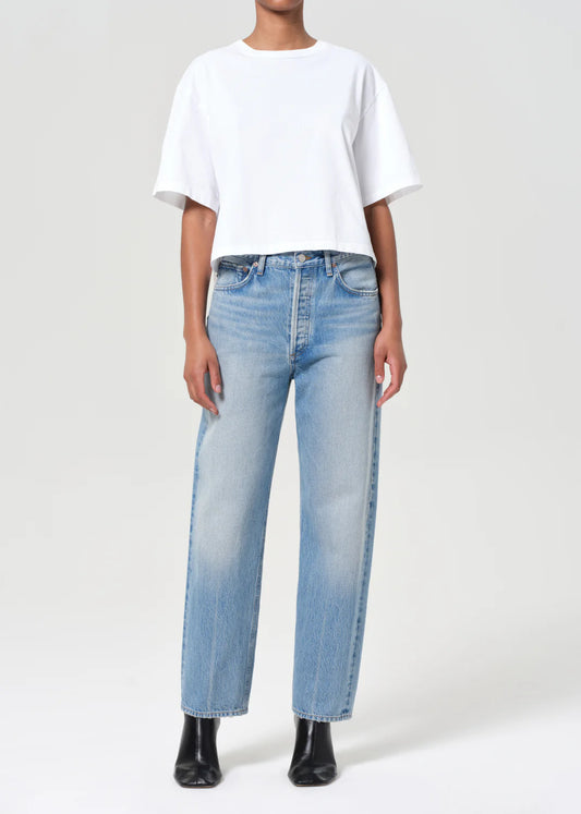 AGOLDE 90'S MID RISE STRAIGHT in Vault
