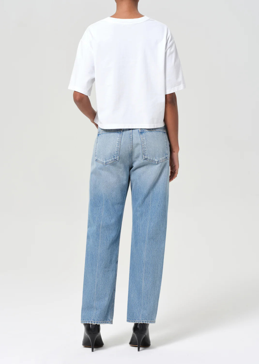 AGOLDE 90'S MID RISE STRAIGHT in Vault