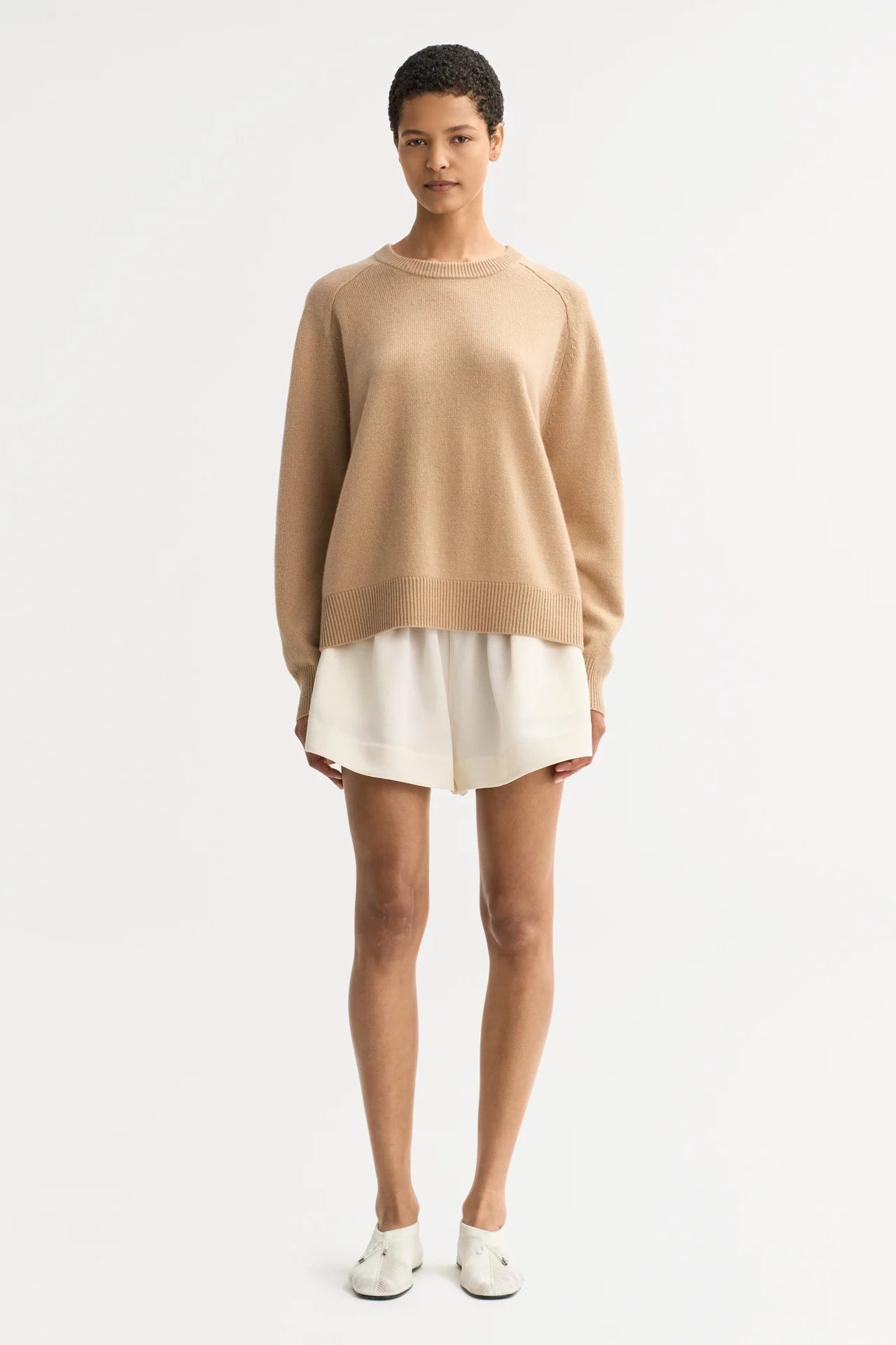 Boyfriend crewneck - Camel