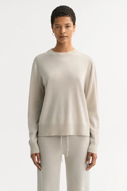 Cashmere Pullover in Chalk