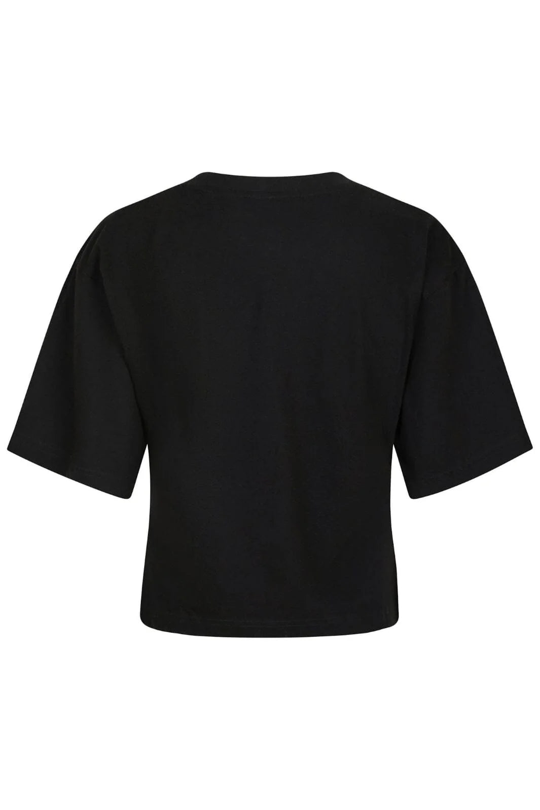 Asha Boxy Tee in Black