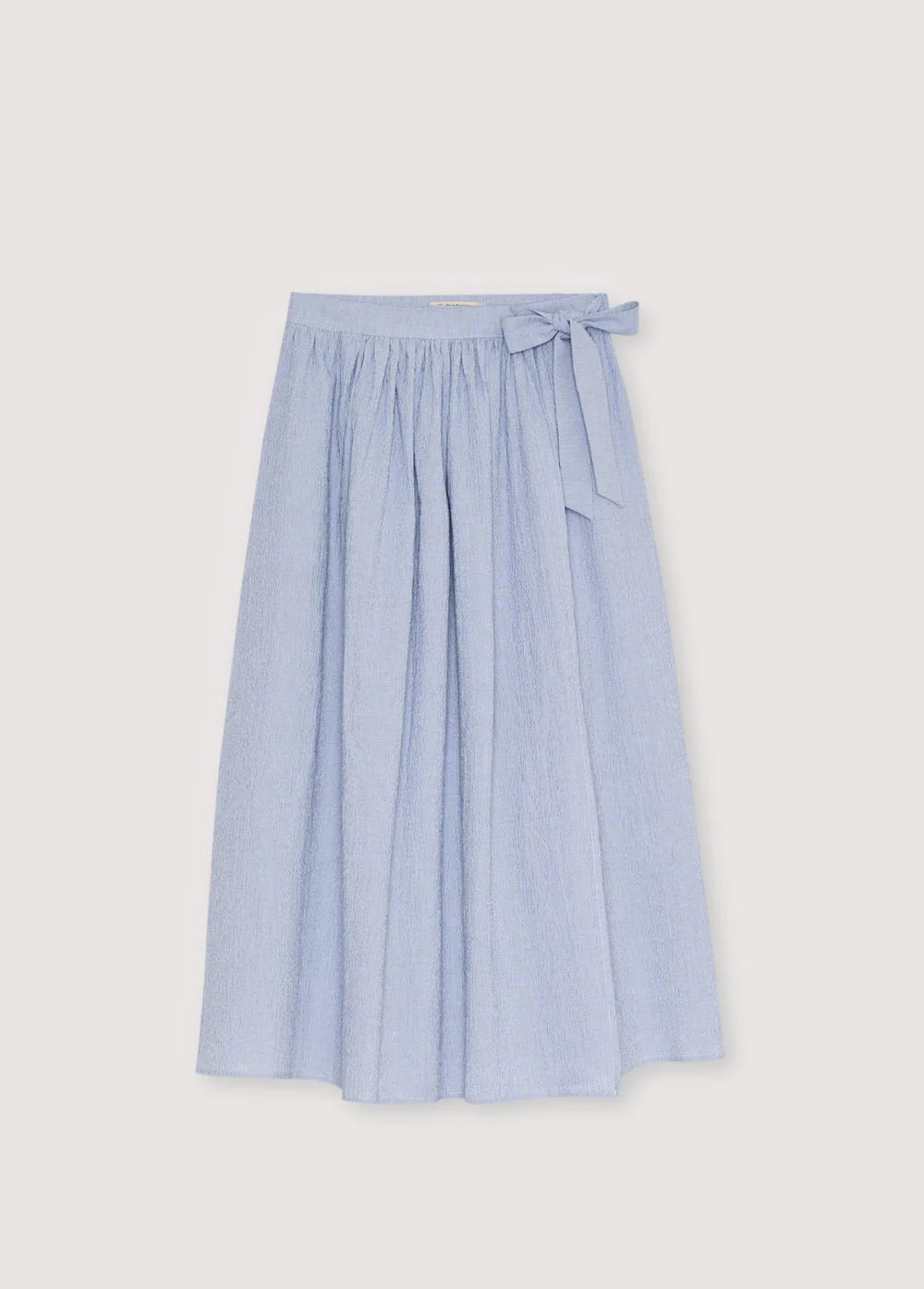 Cloe Woman Long Skirt Summer Midnight Pinstripes