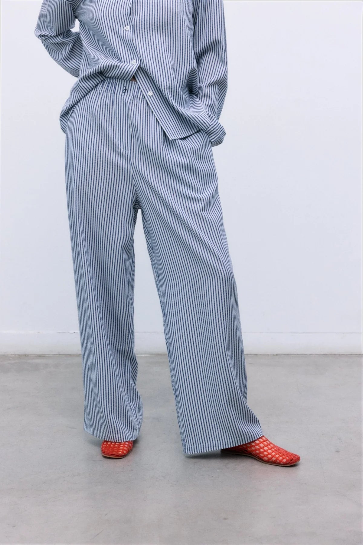 Alheli Woman Pant Summer Midnight Stripes