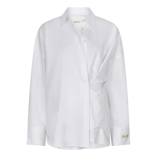 HAILEY Buttoned long sleeve shirt in White