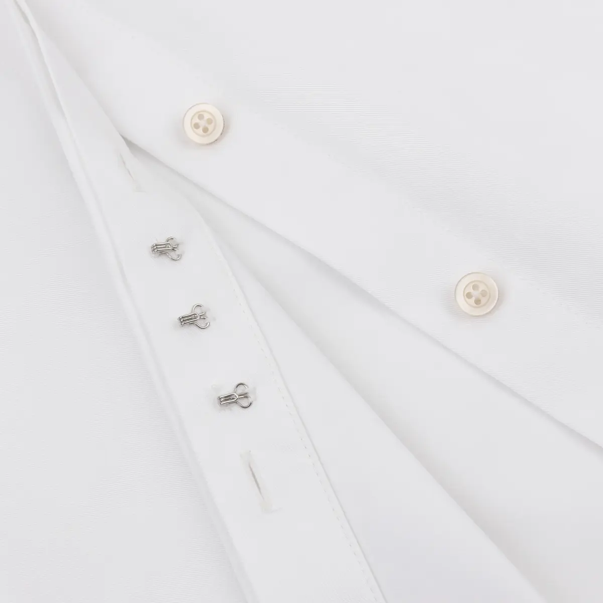 HAILEY Buttoned long sleeve shirt in White