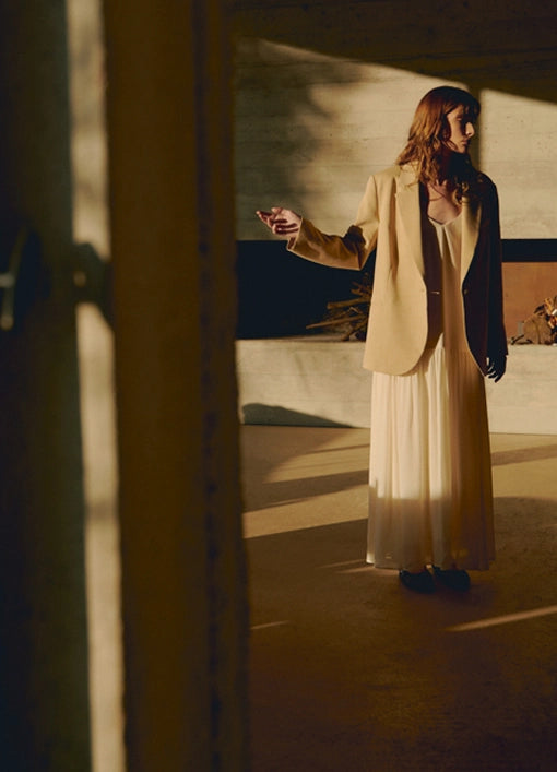 Carlota Dress in Creme | Suncoo