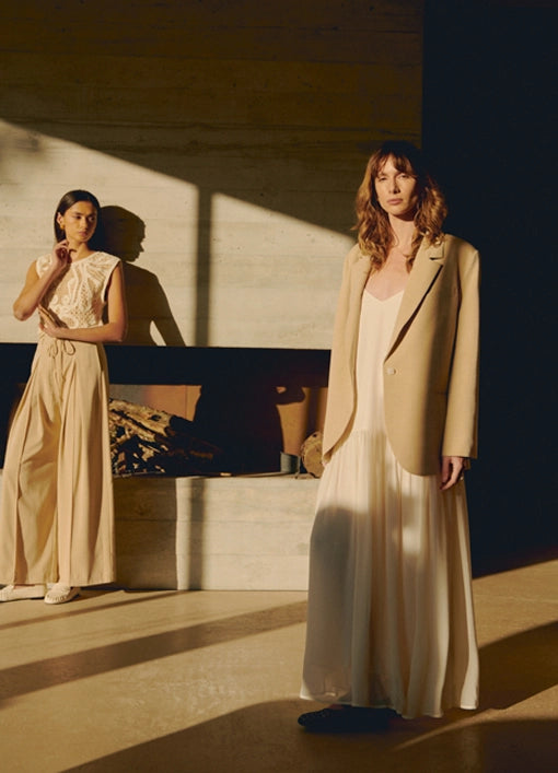 Carlota Dress in Creme | Suncoo