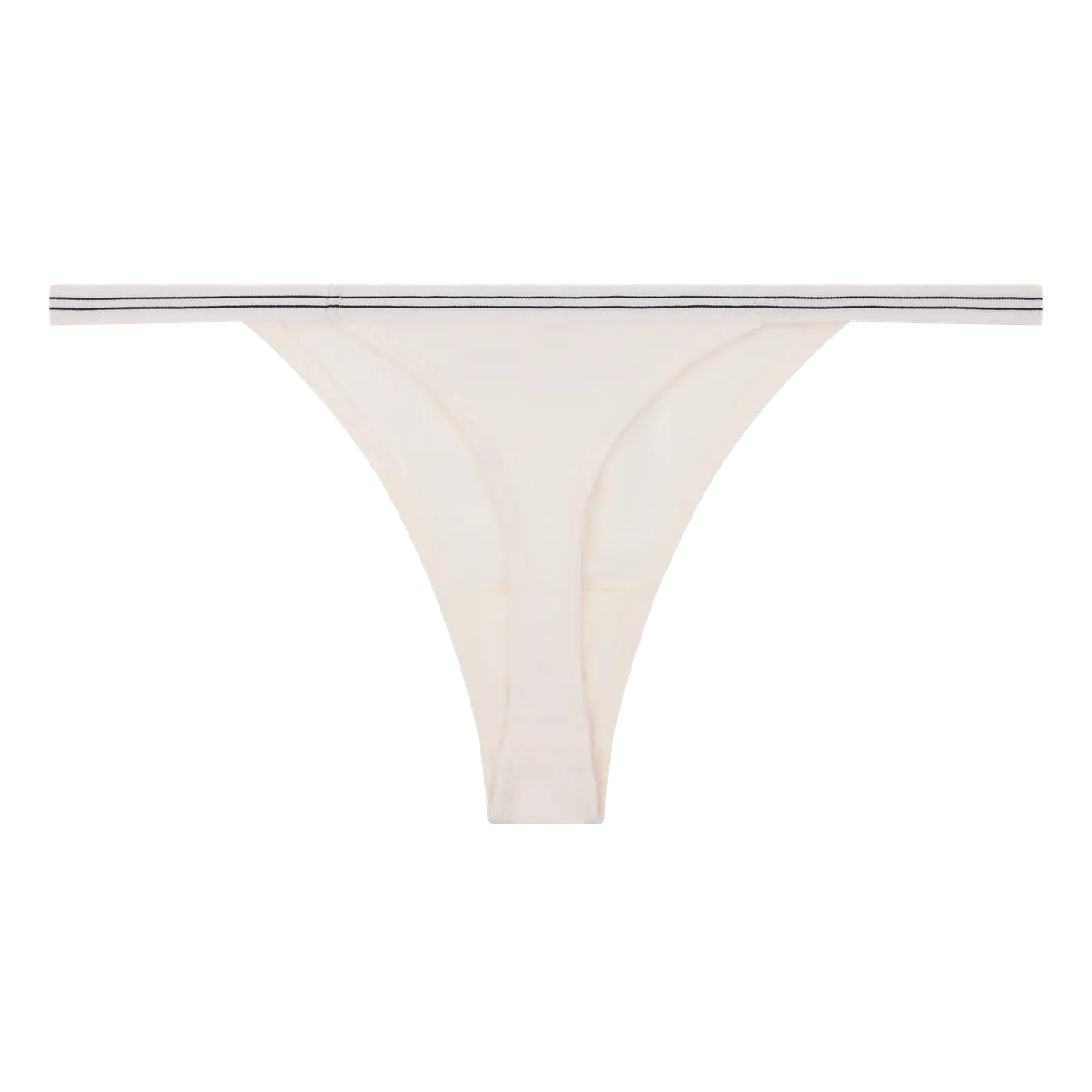 ROOMSERVICE Eleganter String-Slip in Schwarz