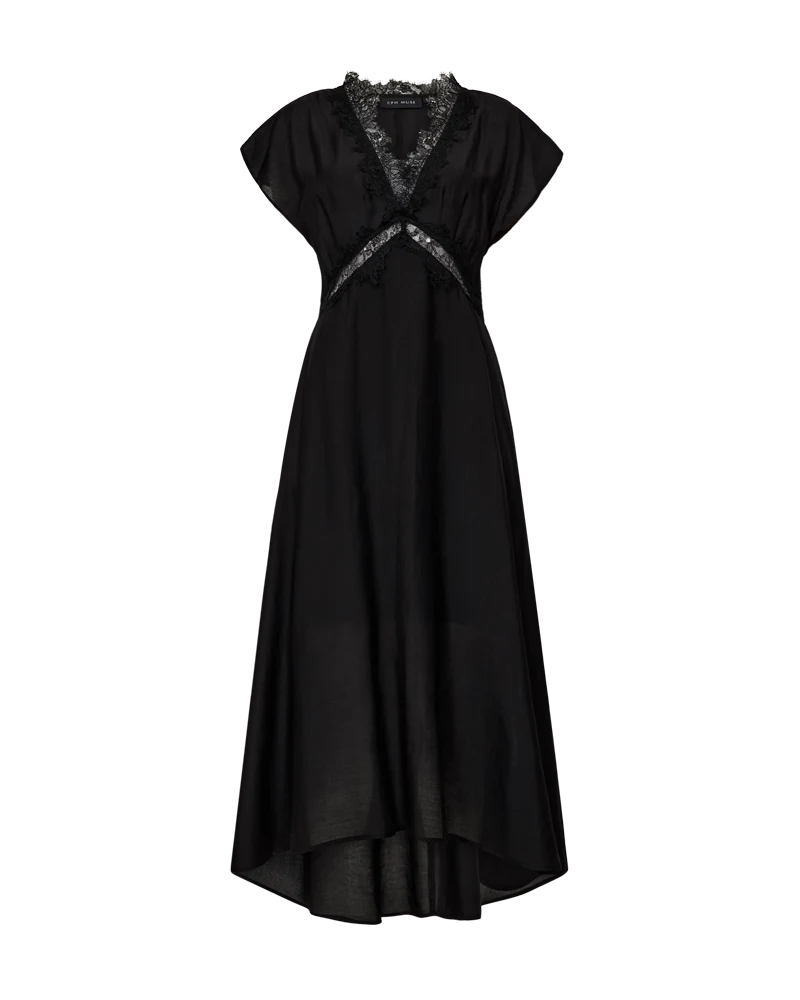 CMMOLLY-DRESS in black