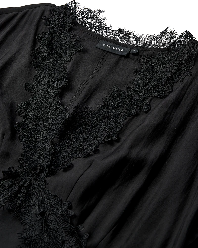 CMMOLLY-DRESS in black