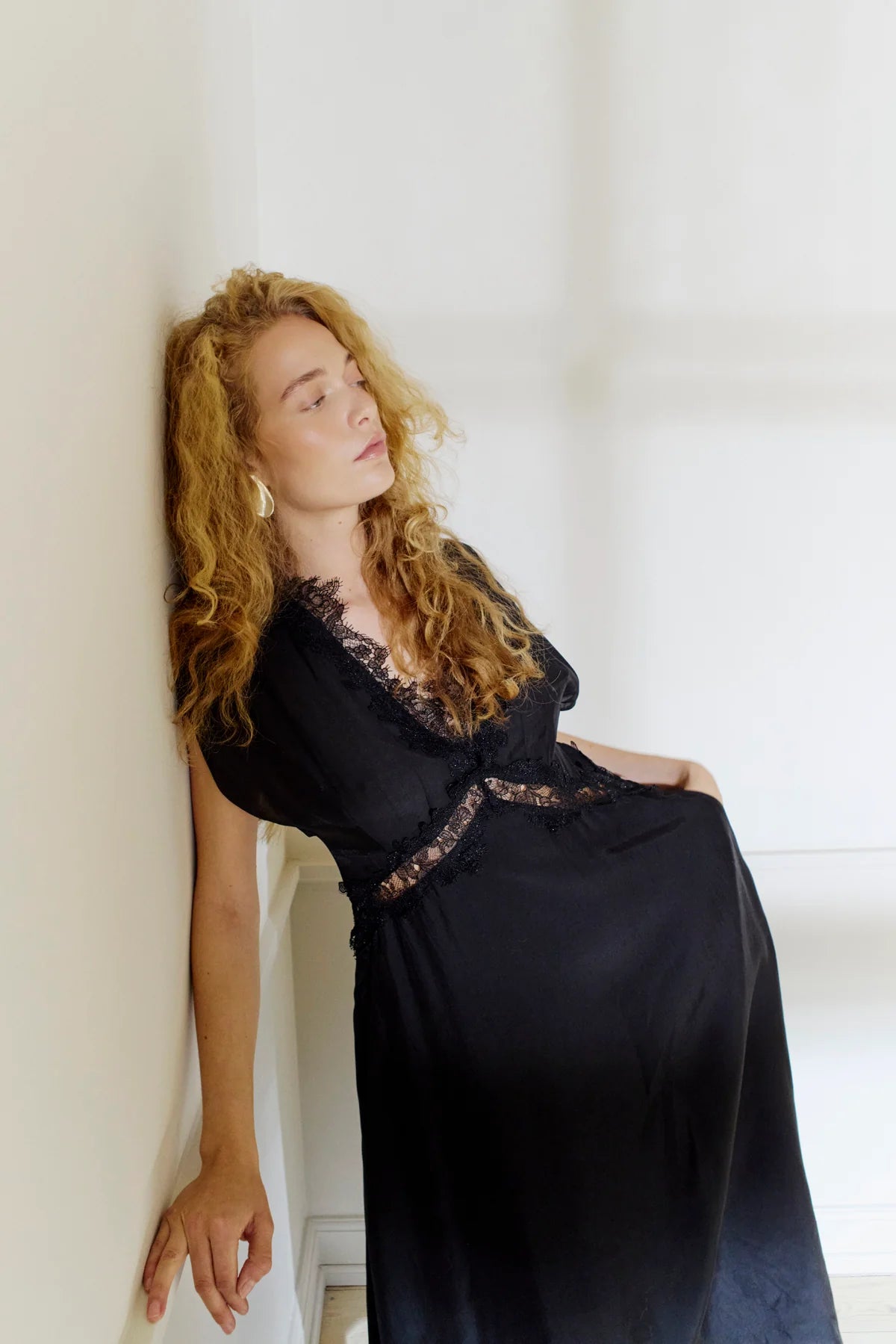 CMMOLLY-DRESS in black