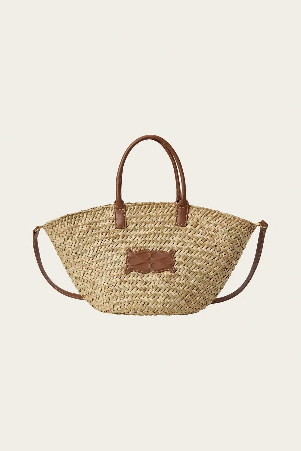 STROHTASCHE MONOGRAMM  - Large Straw Tote