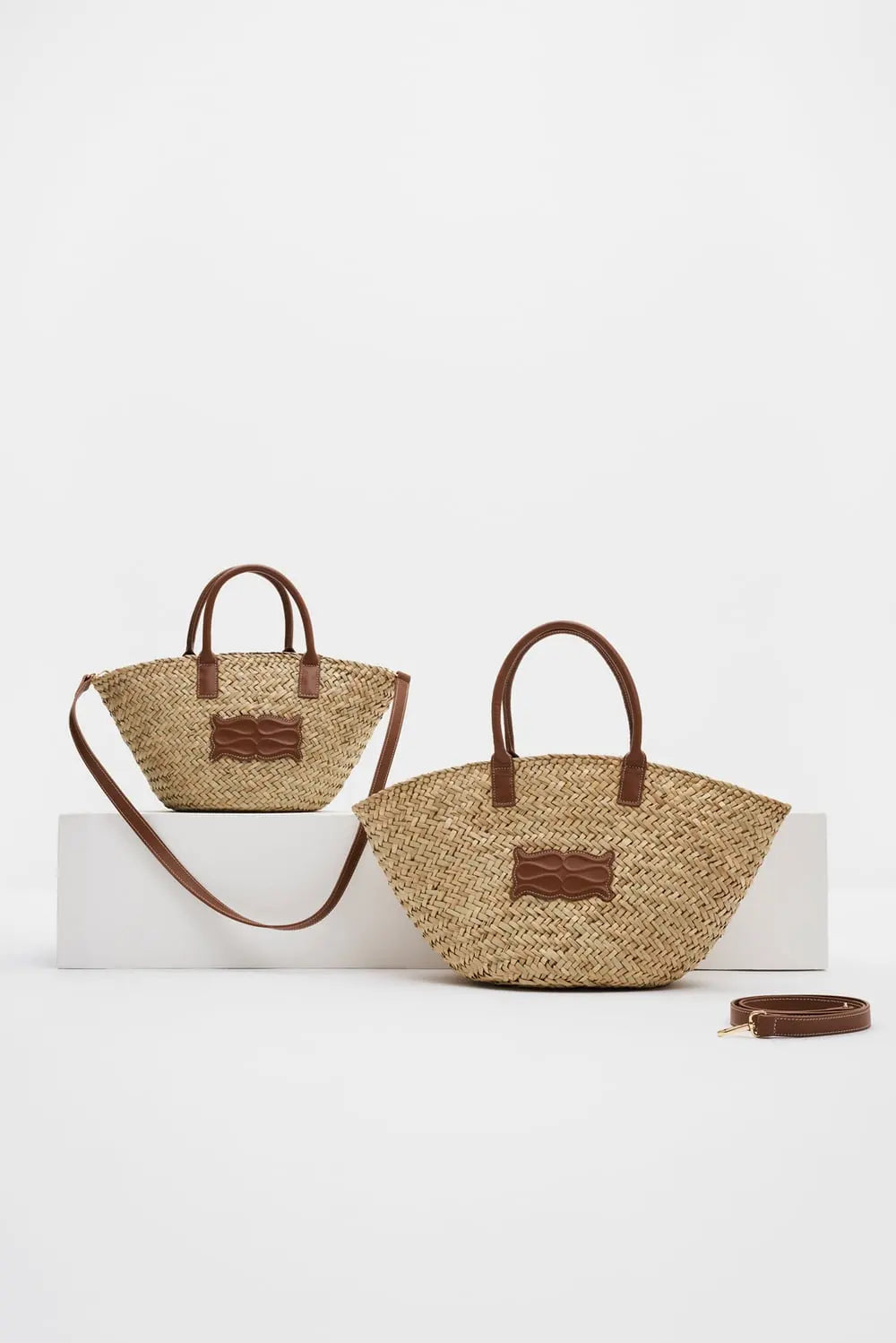 STROHTASCHE MONOGRAMM  - Large Straw Tote