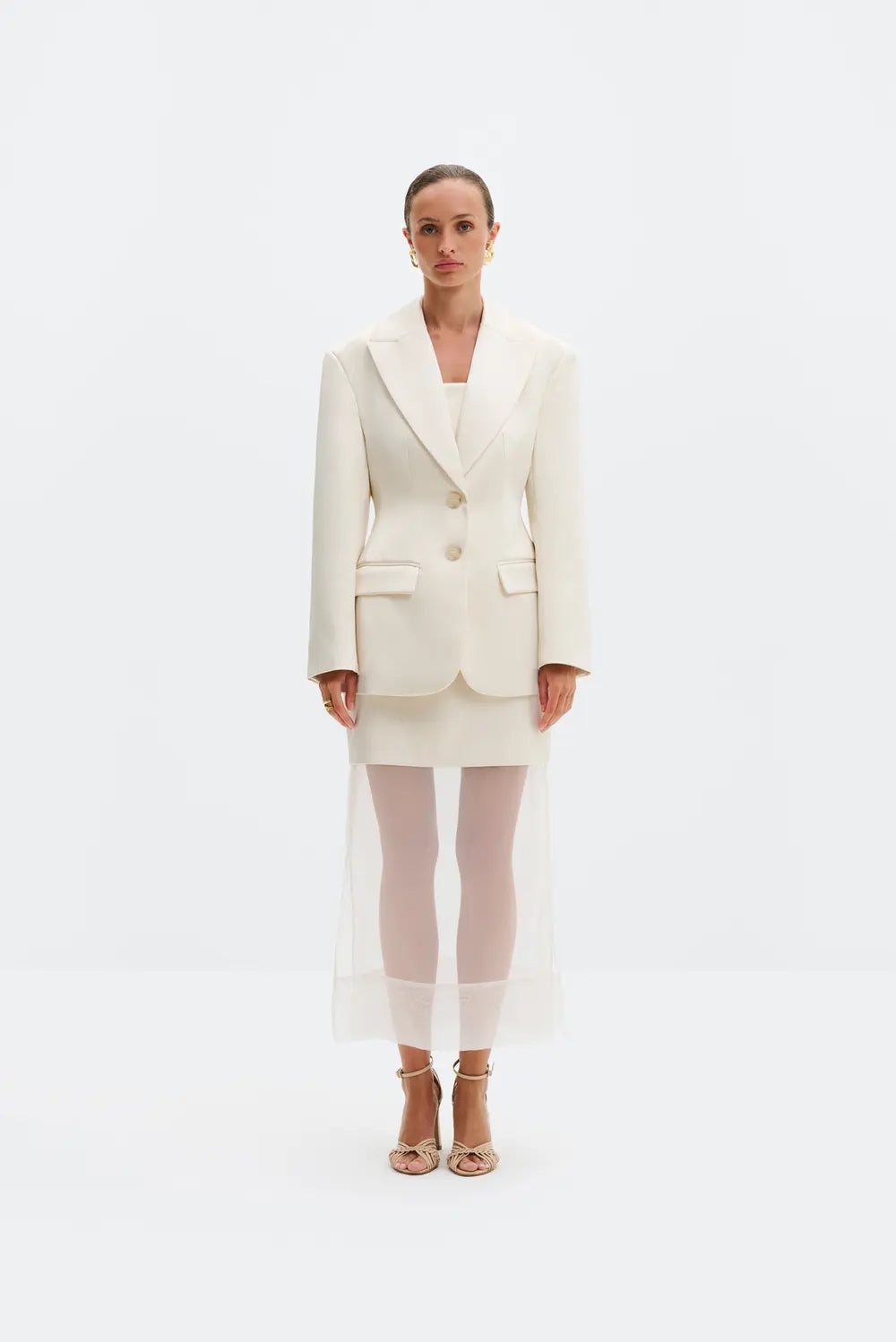 ELLA BLAZER Maßgeschneiderter Blazer mit Schößchen