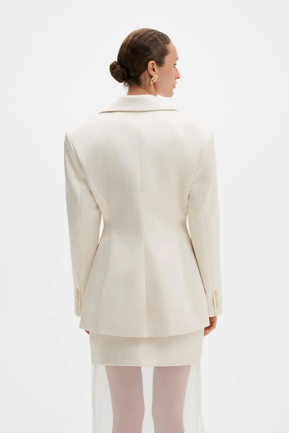 ELLA BLAZER Maßgeschneiderter Blazer mit Schößchen