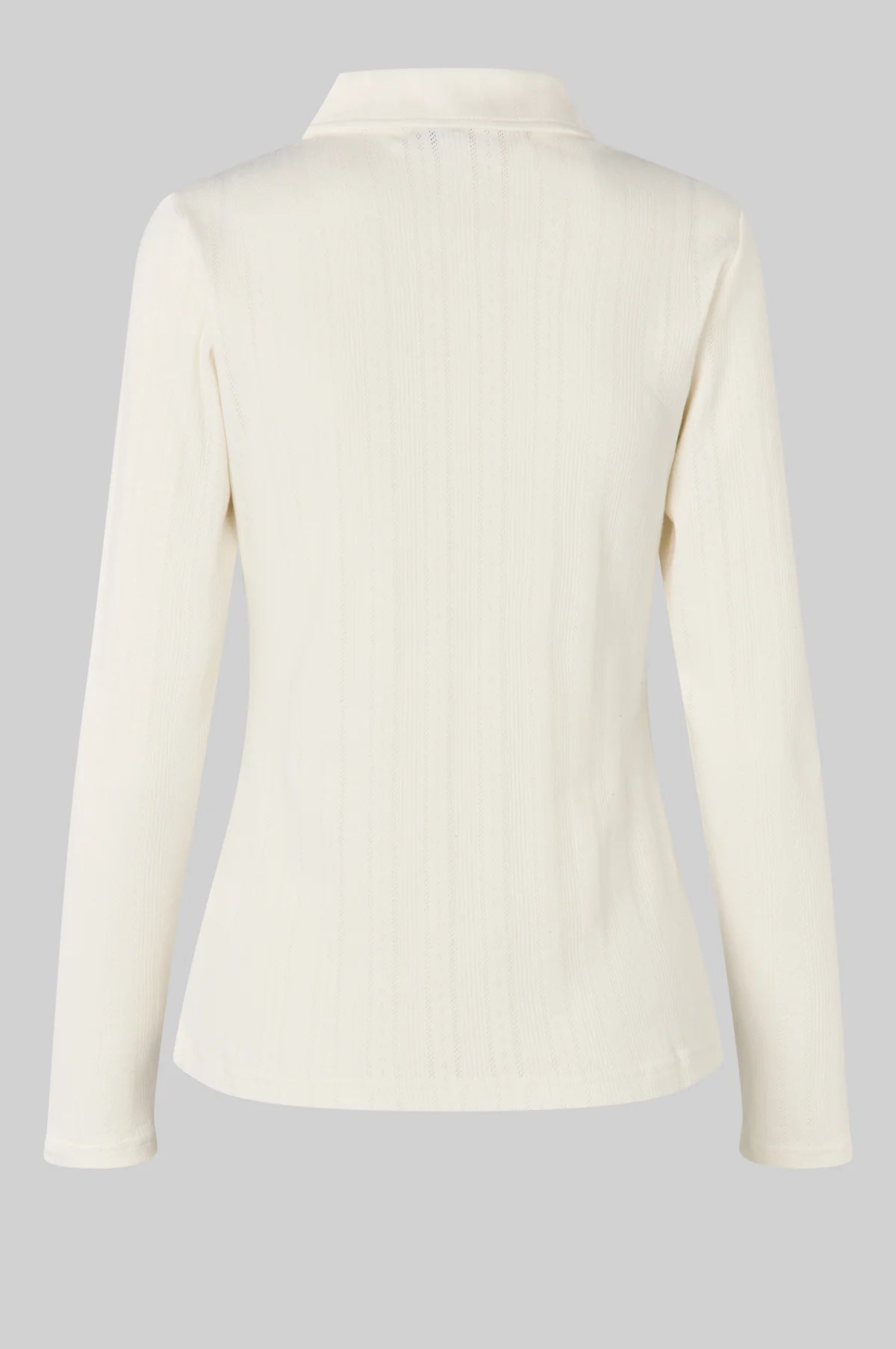 Rosia LS Polo Tee in Tofu
