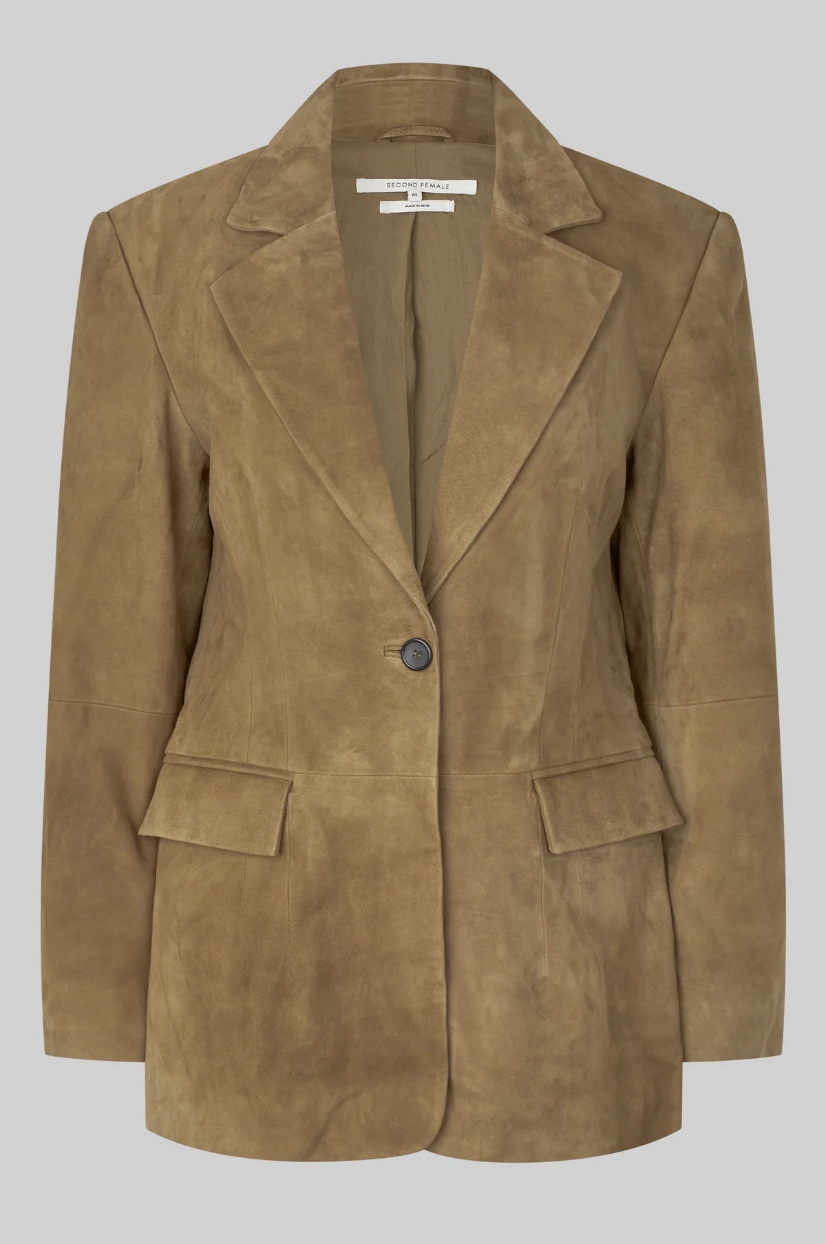 Suellen Fitted Suede Blazer
