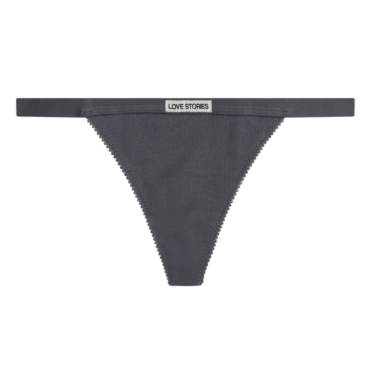 ROOMSERVICE Elegant string Briefs in black