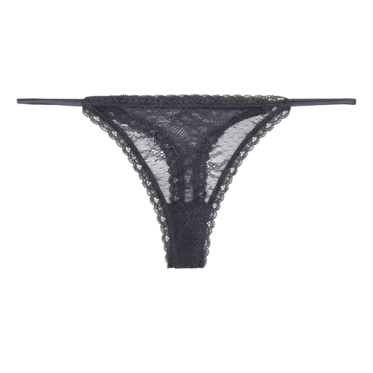 ROOMIE Eleganter String-Slip in Grey
