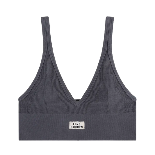 POSEY - Stylish sporty bralette in Grey