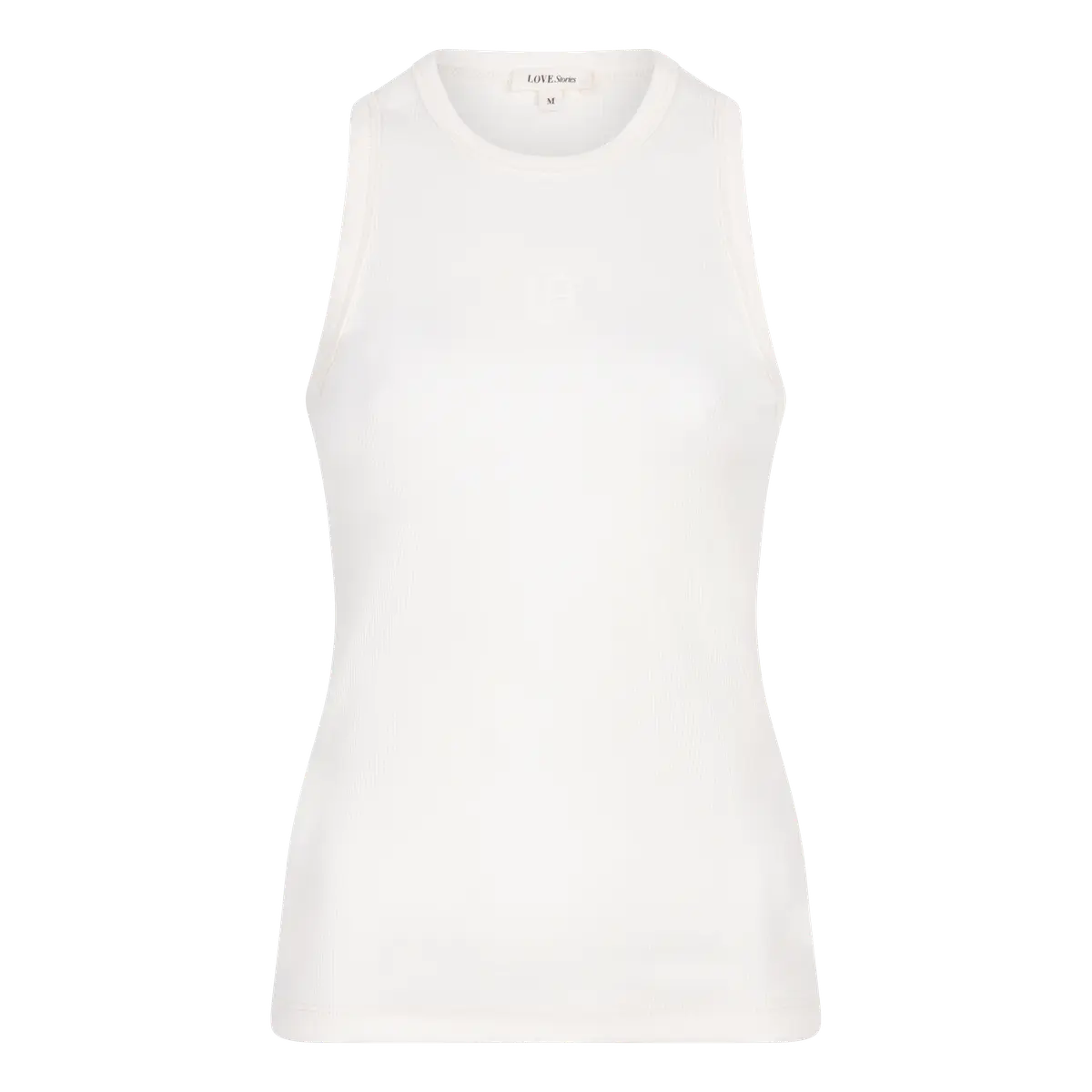 BELLA Classic tank top in white