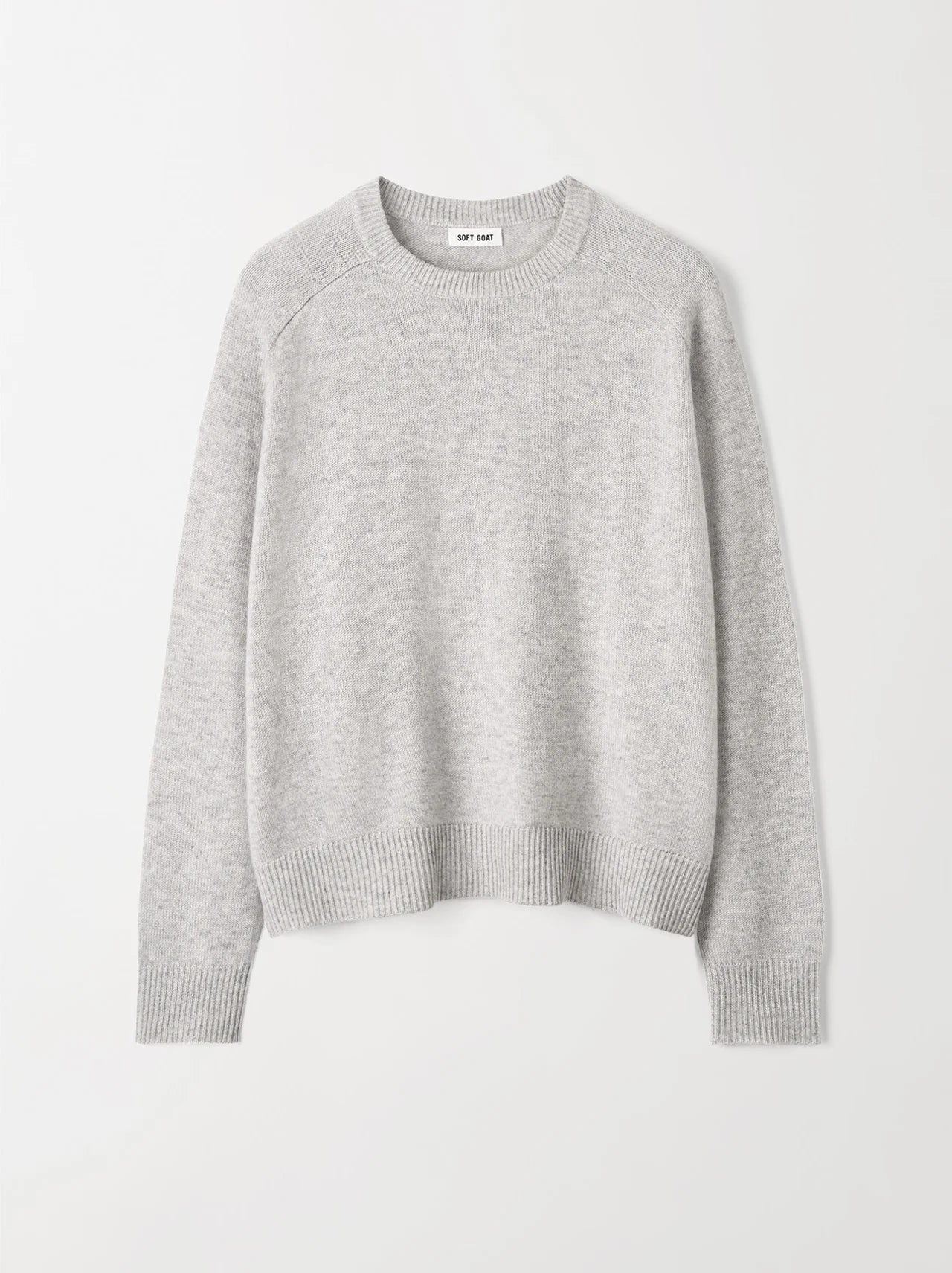 Boyfriend Crewneck in Light Grey