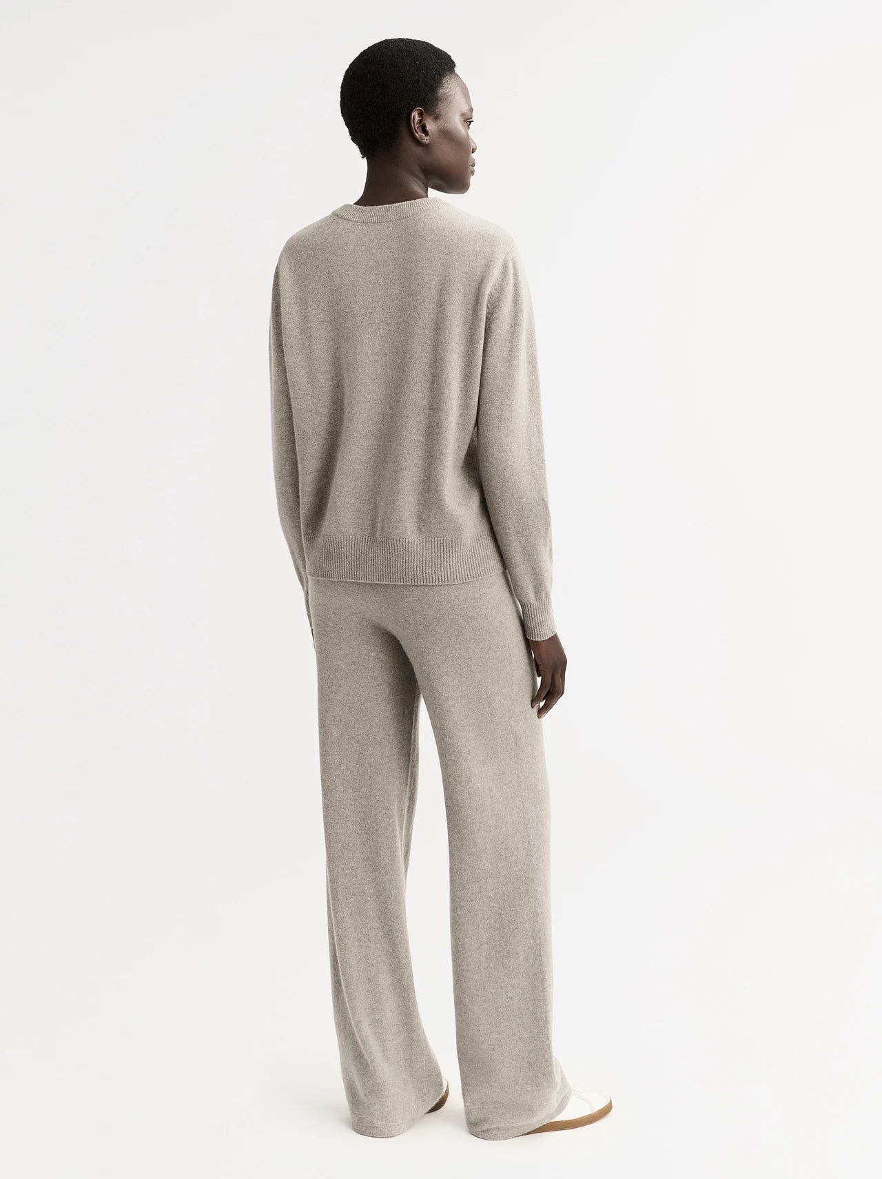 Cashmere Jogger Pants in Greige