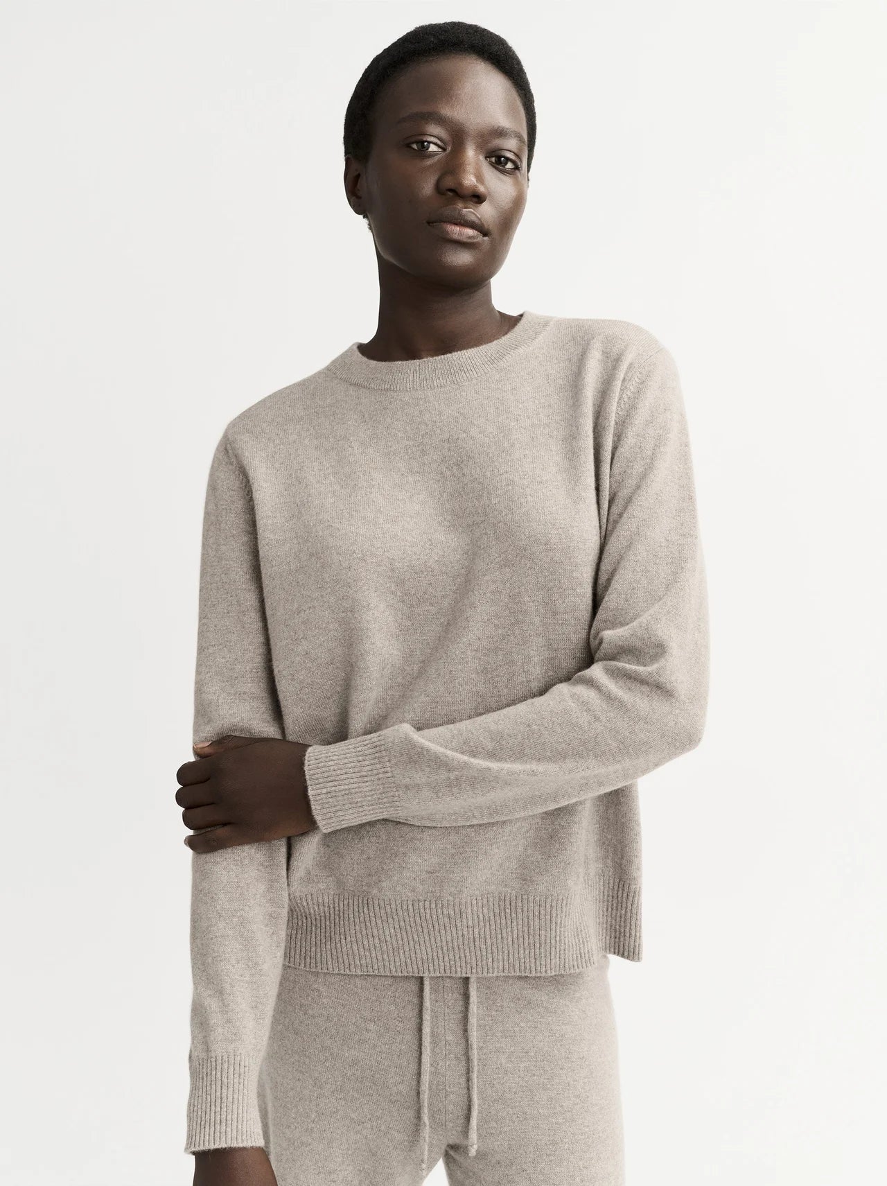 Cashmere Pullover in Greige