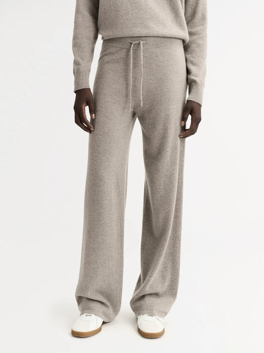 Cashmere Jogger Pants in Greige