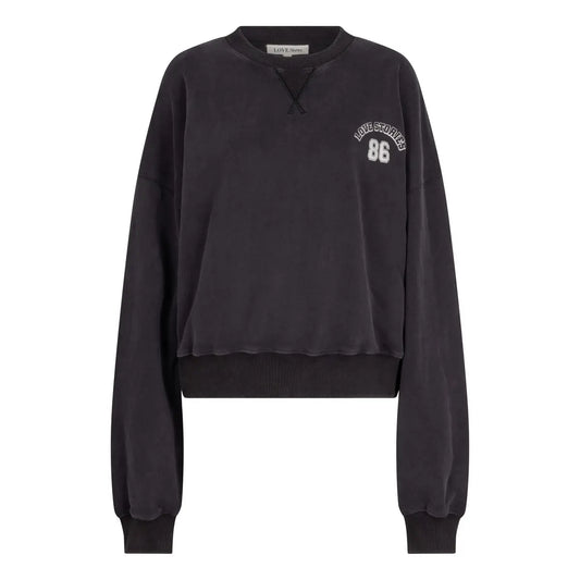 SLOANE Crewneck Sweater in Black