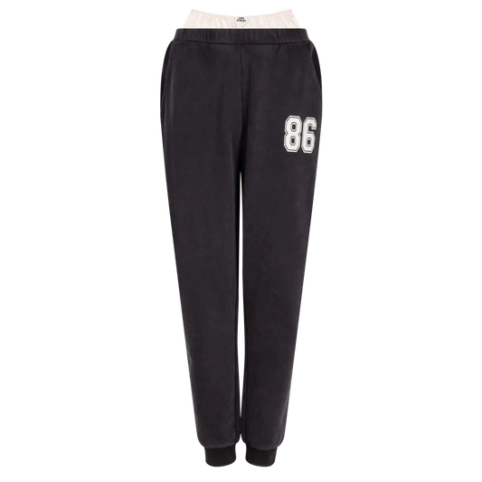 DONNA Comfortable trackpants in Black