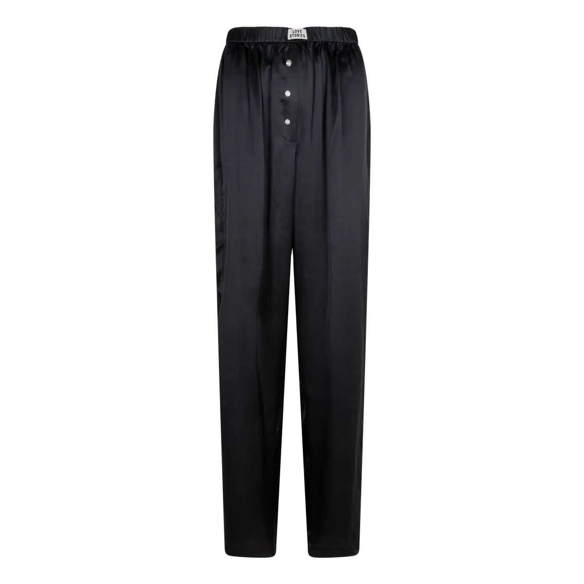 THEODORE Silk pyjama pants in Black