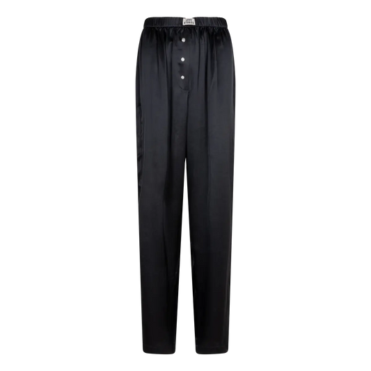 THEODORE Silk pyjama pants in Black