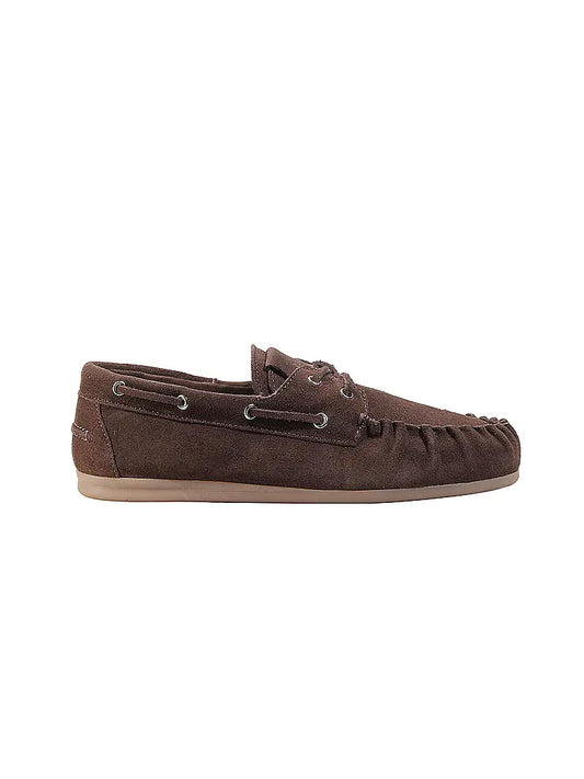 ROWAN WILDLEDER BRAUN BOAT LOAFER