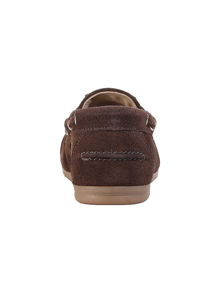 ROWAN WILDLEDER BRAUN BOAT LOAFER