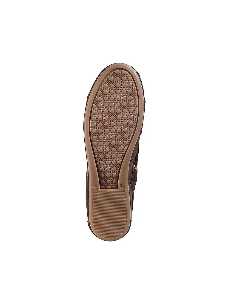 ROWAN WILDLEDER BRAUN BOAT LOAFER