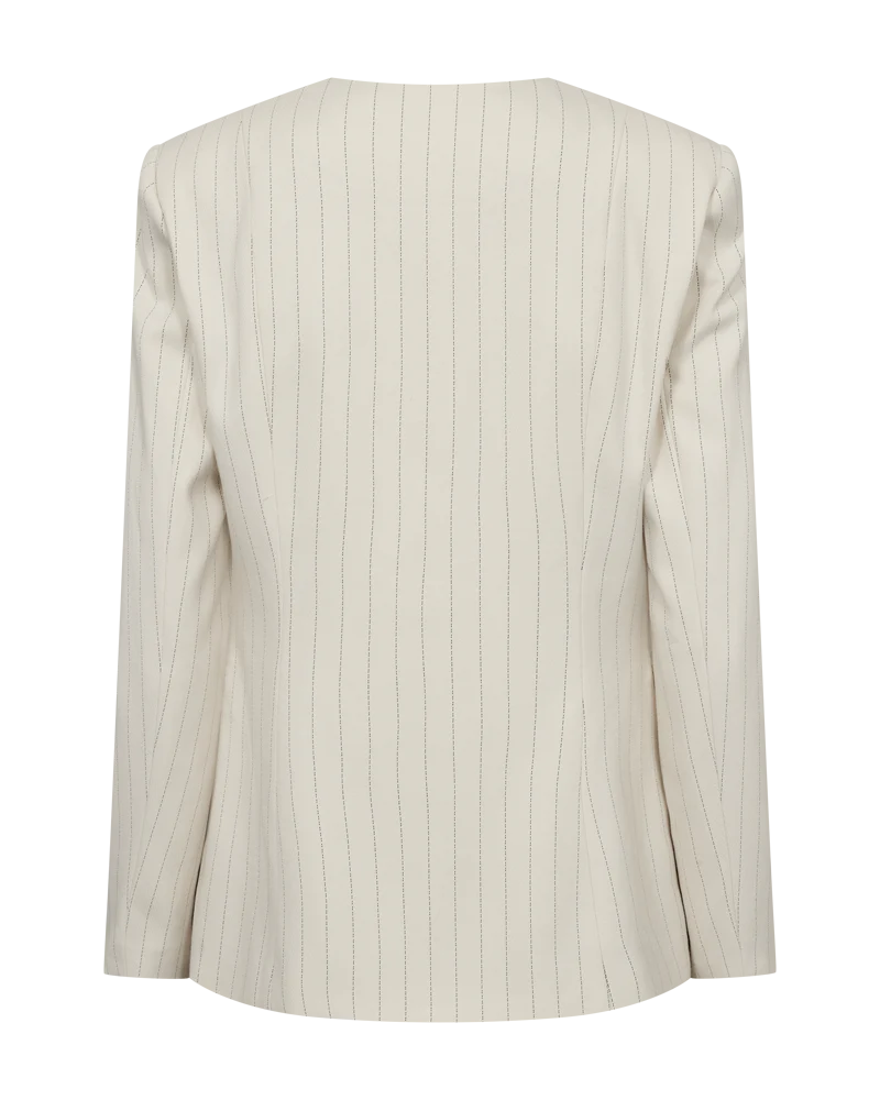 CMTAILOR BLAZER - TOP IN WOLLWEISS
